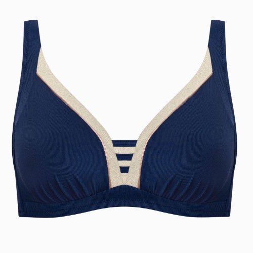 Lisca Swimwear Sydney navy blue padded bikini bra