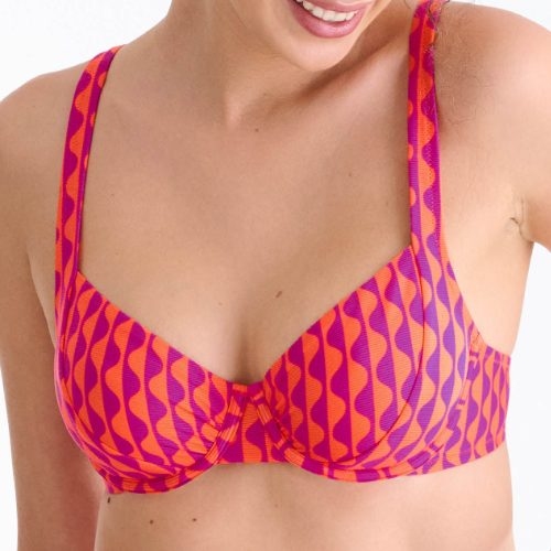 Lisca Swimwear Aruba orange soft-cup bikini bra