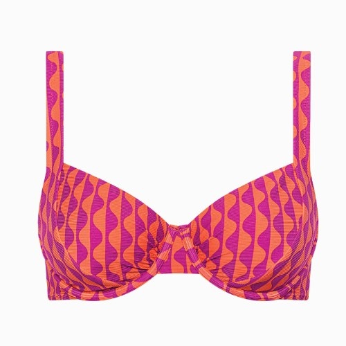 Lisca Swimwear Aruba orange soft-cup bikini bra
