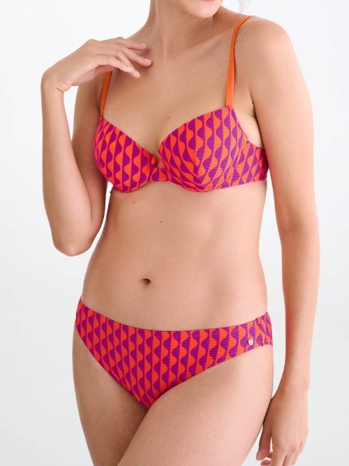 Lisca Swimwear Aruba orange padded bikini bra