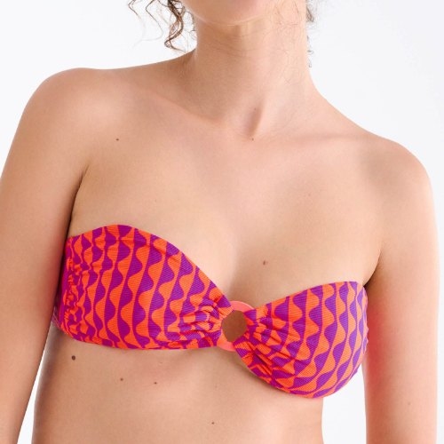 Lisca Swimwear Aruba orange padded bikini bra