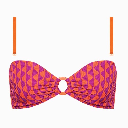 Lisca Swimwear Aruba orange padded bikini bra