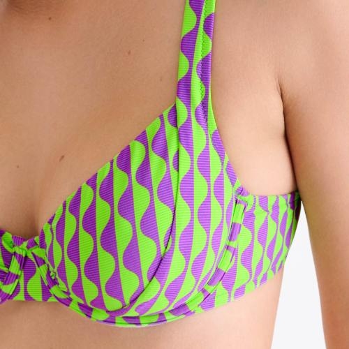 Lisca Swimwear Aruba green soft-cup bikini bra