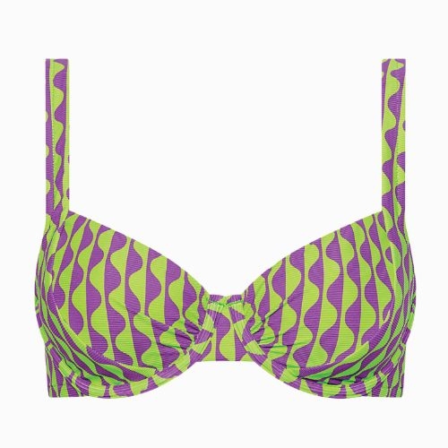 Lisca Swimwear Aruba green soft-cup bikini bra