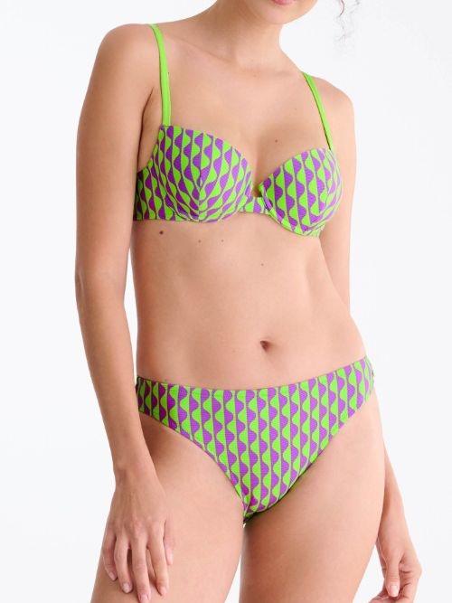 Lisca Swimwear Aruba green padded bikini bra