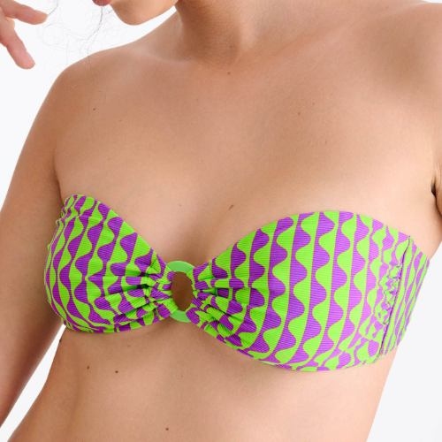 Lisca Swimwear Aruba green padded bikini bra