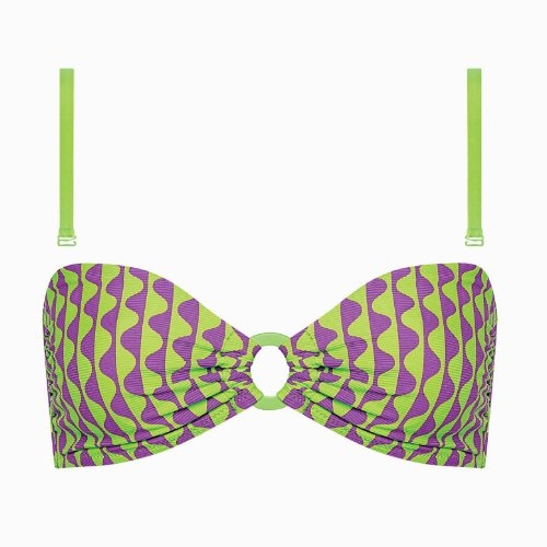 Lisca Swimwear Aruba green padded bikini bra