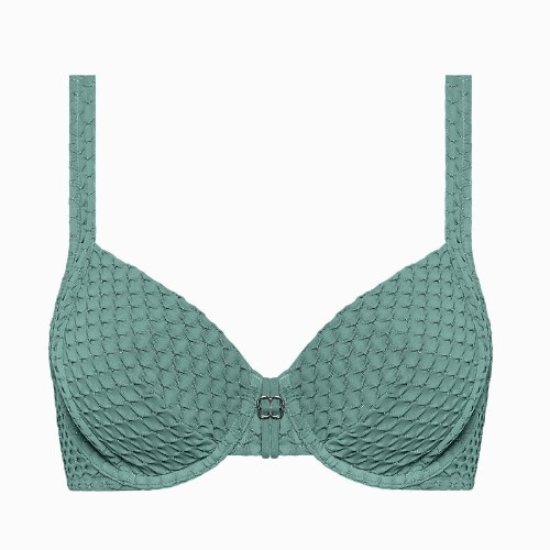 Lisca Swimwear Egypt blue soft-cup bikini bra