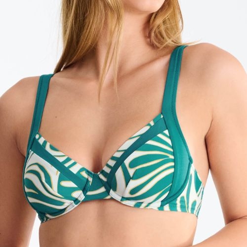 Lisca Swimwear Gold Coast aqua soft-cup bikini bra