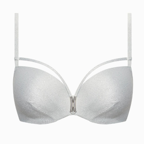 Lisca Swimwear Blue Lagoon silver padded bikini bra