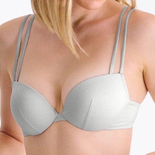 Lisca Swimwear Blue Lagoon silver push up bikini bra