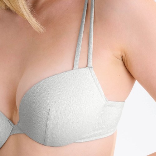 Lisca Swimwear Blue Lagoon silver push up bikini bra