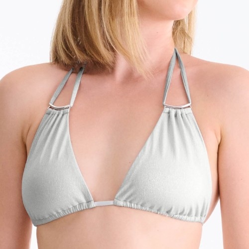 Lisca Swimwear Blue Lagoon silver soft-cup bikini bra