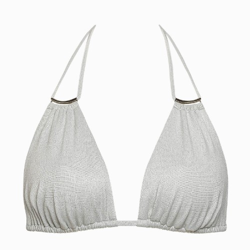 Lisca Swimwear Blue Lagoon silver soft-cup bikini bra