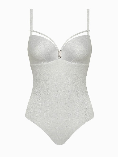 Lisca Swimwear Blue Lagoon silver bathingsuit