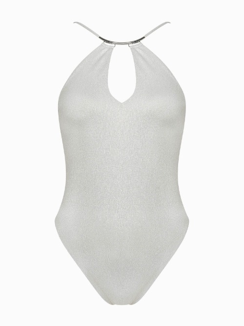 Lisca Swimwear Blue Lagoon silver bathingsuit