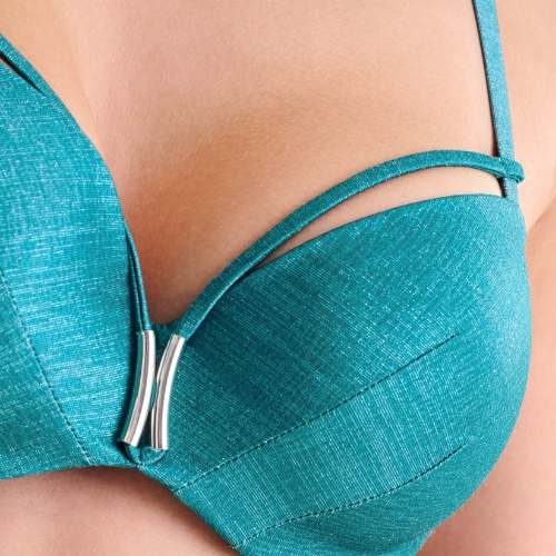 Lisca Swimwear Blue Lagoon aqua padded bikini bra