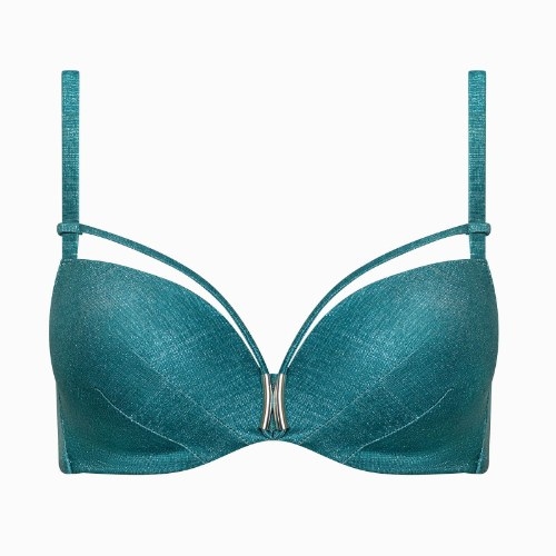 Lisca Swimwear Blue Lagoon aqua padded bikini bra