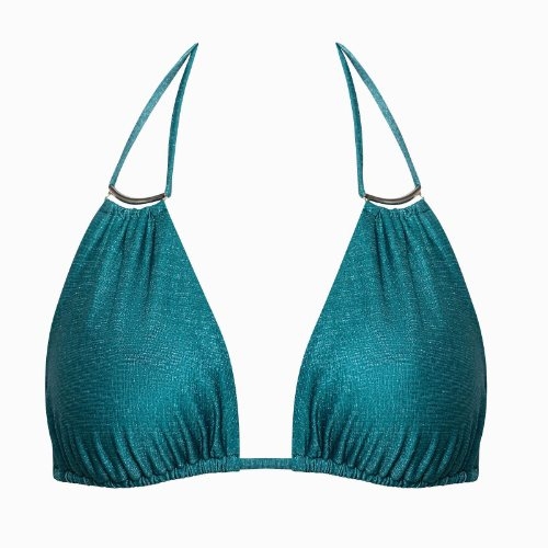 Lisca Swimwear Blue Lagoon aqua soft-cup bikini bra