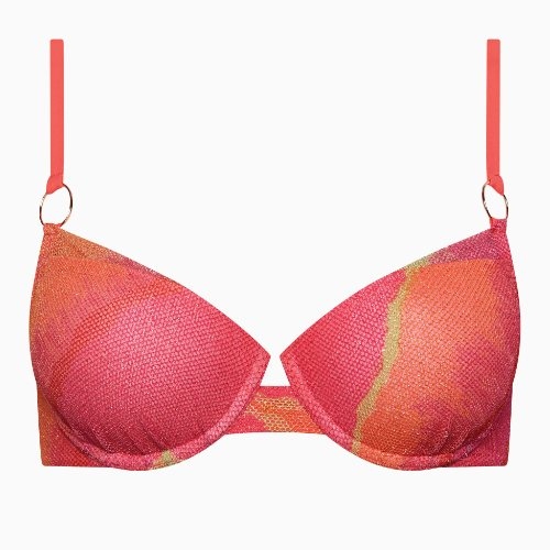 Lisca Swimwear Atlantida pink padded bikini bra