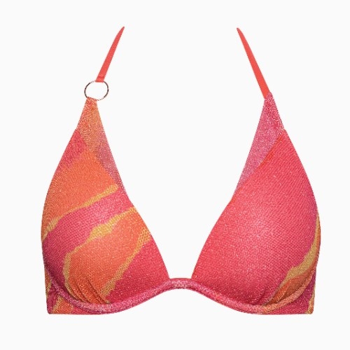 Lisca Swimwear Atlantida pink padded bikini bra