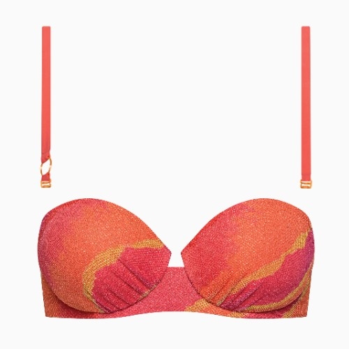 Lisca Swimwear Atlantida pink padded bikini bra