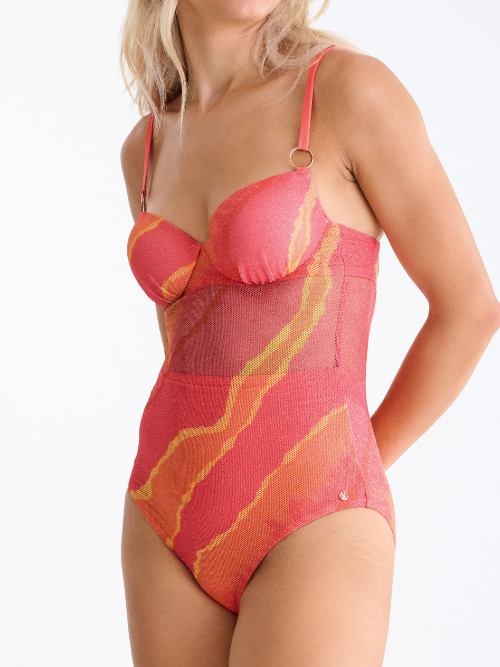 Lisca Swimwear Atlantida pink bathingsuit