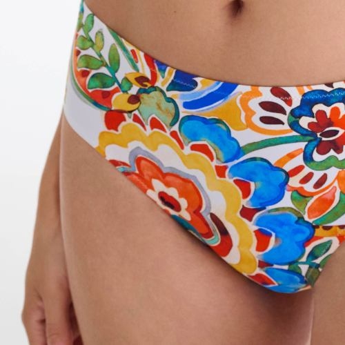 Lisca Swimwear Mexico pink/print bikini brief