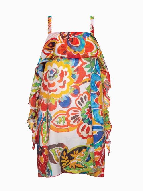 Lisca Swimwear Mexico pink/print beach dress