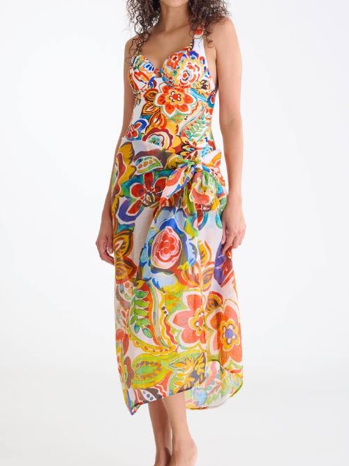 Lisca Swimwear Mexico pink/print beachwear