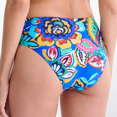 Lisca Swimwear Mexico blue/print bikini brief