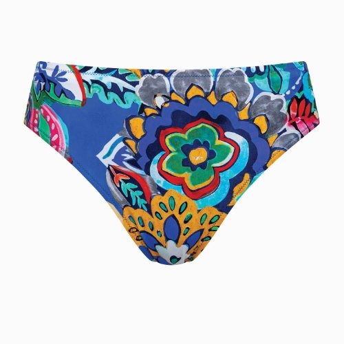Lisca Swimwear Mexico blue/print bikini brief