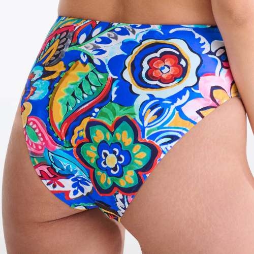 Lisca Swimwear Mexico blue/print bikini brief