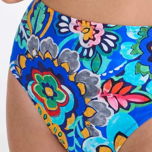Lisca Swimwear Mexico blue/print bikini brief