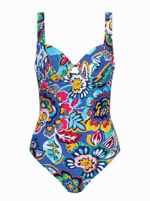 Lisca Swimwear Mexico blue/print bathingsuit