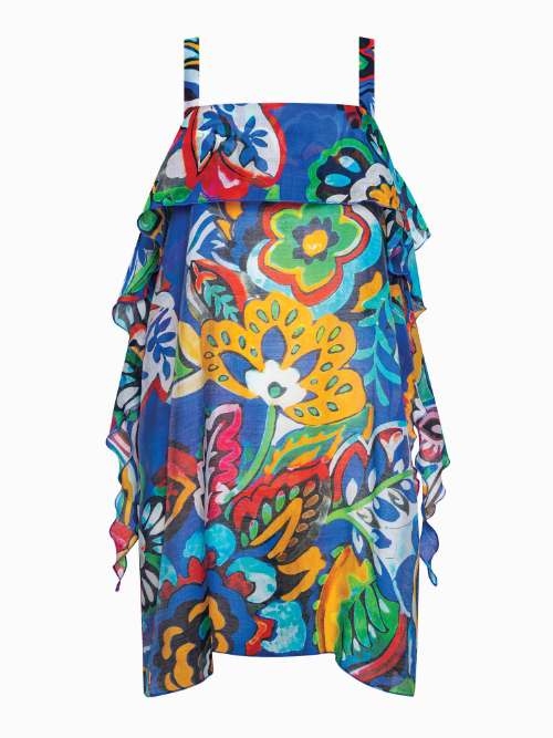 Lisca Swimwear Mexico blue/print beach dress