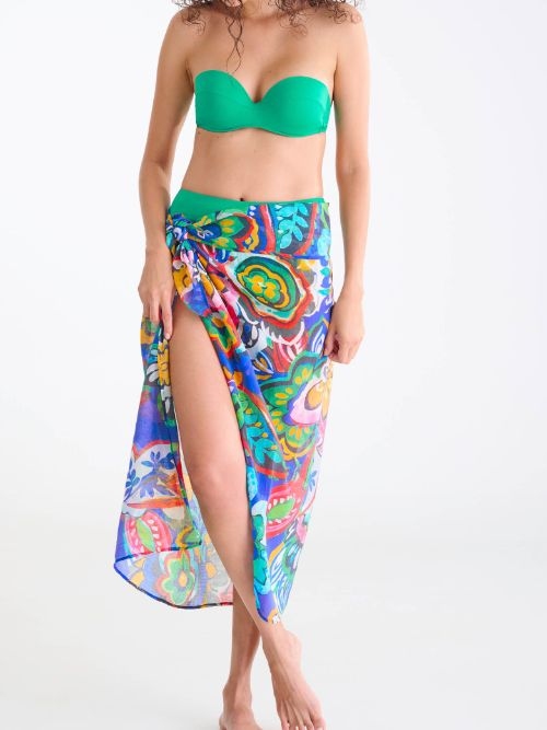 Lisca Swimwear Mexico blue/print beachwear