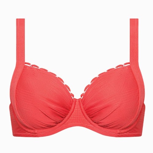 Lisca Swimwear Panama red soft-cup bikini bra