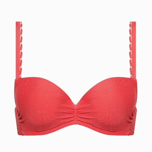 Lisca Swimwear Panama red padded bikini bra
