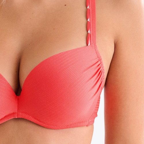 Lisca Swimwear Panama red push up bikini bra