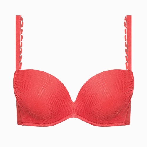 Lisca Swimwear Panama red push up bikini bra