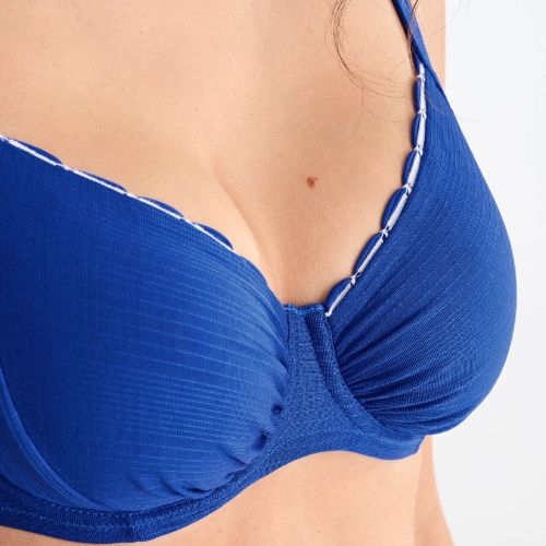 Lisca Swimwear Panama blue soft-cup bikini bra