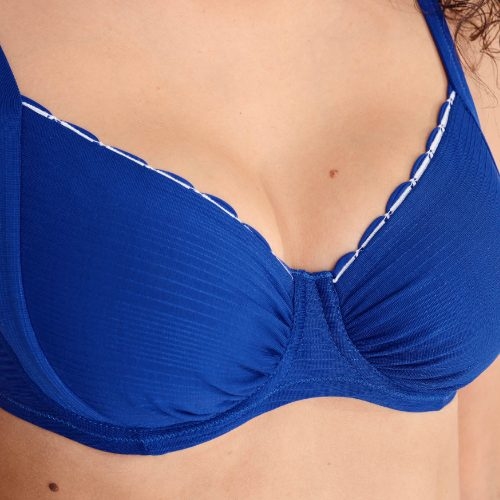 Lisca Swimwear Panama blue soft-cup bikini bra