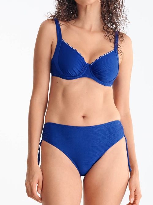 Lisca Swimwear Panama blue soft-cup bikini bra