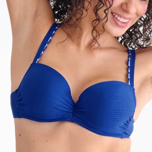 Lisca Swimwear Panama blue padded bikini bra