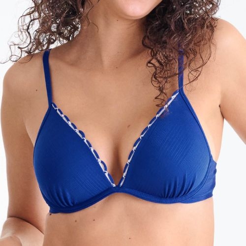 Lisca Swimwear Panama blue padded bikini bra
