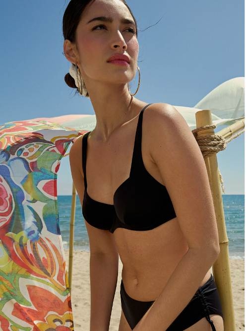 Lisca Swimwear Portofino black soft-cup bikini bra