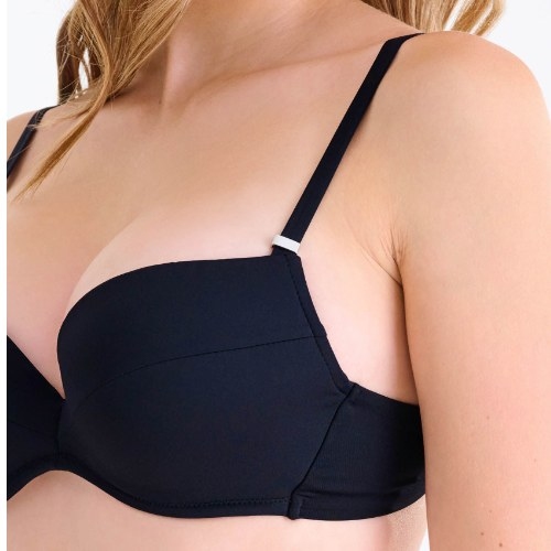 Lisca Swimwear Portofino black push up bikini bra