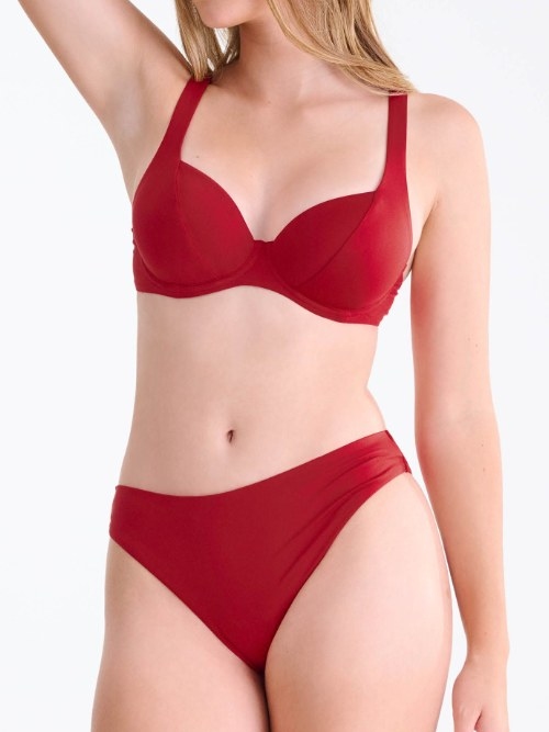 Lisca Swimwear Portofino red soft-cup bikini bra