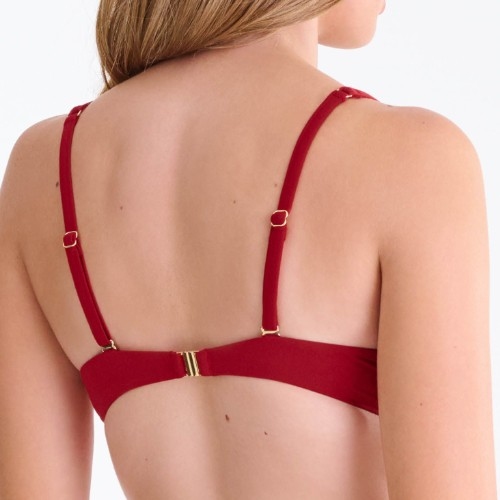 Lisca Swimwear Portofino red soft-cup bikini bra